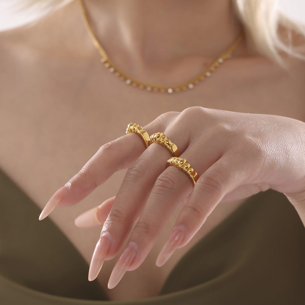 Croissant Adjustable Ring