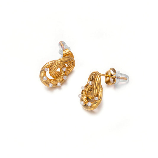 Pearl Gold Earrings