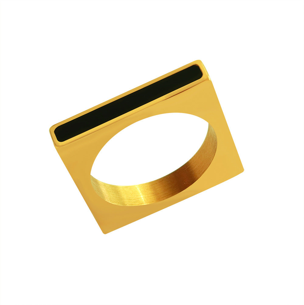 Geometric Square Ring