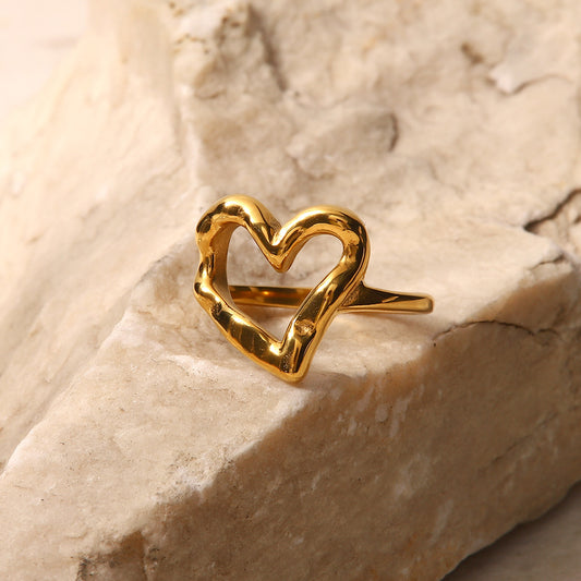 Hollow Heart Ring