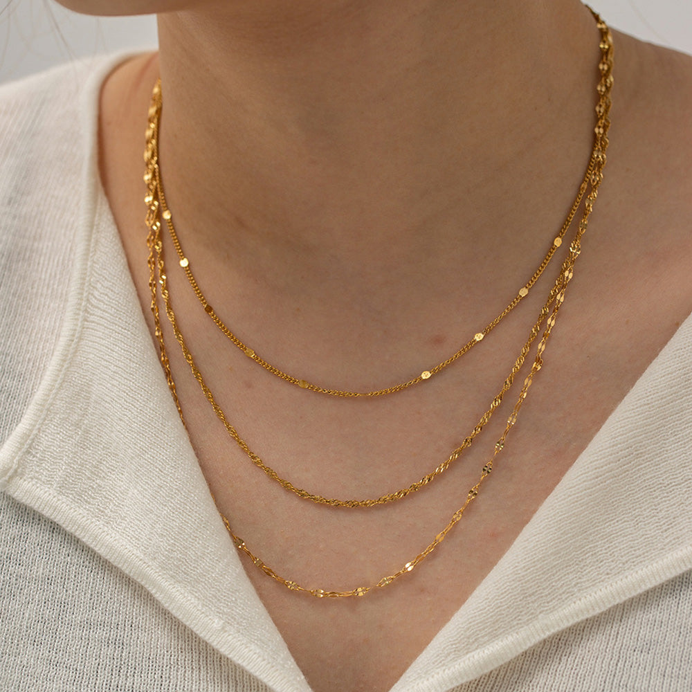 Shiny Layered Necklace