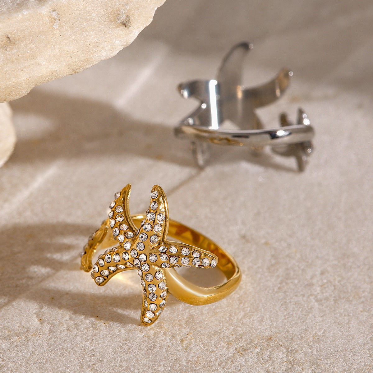 Starfish Adjustable Ring